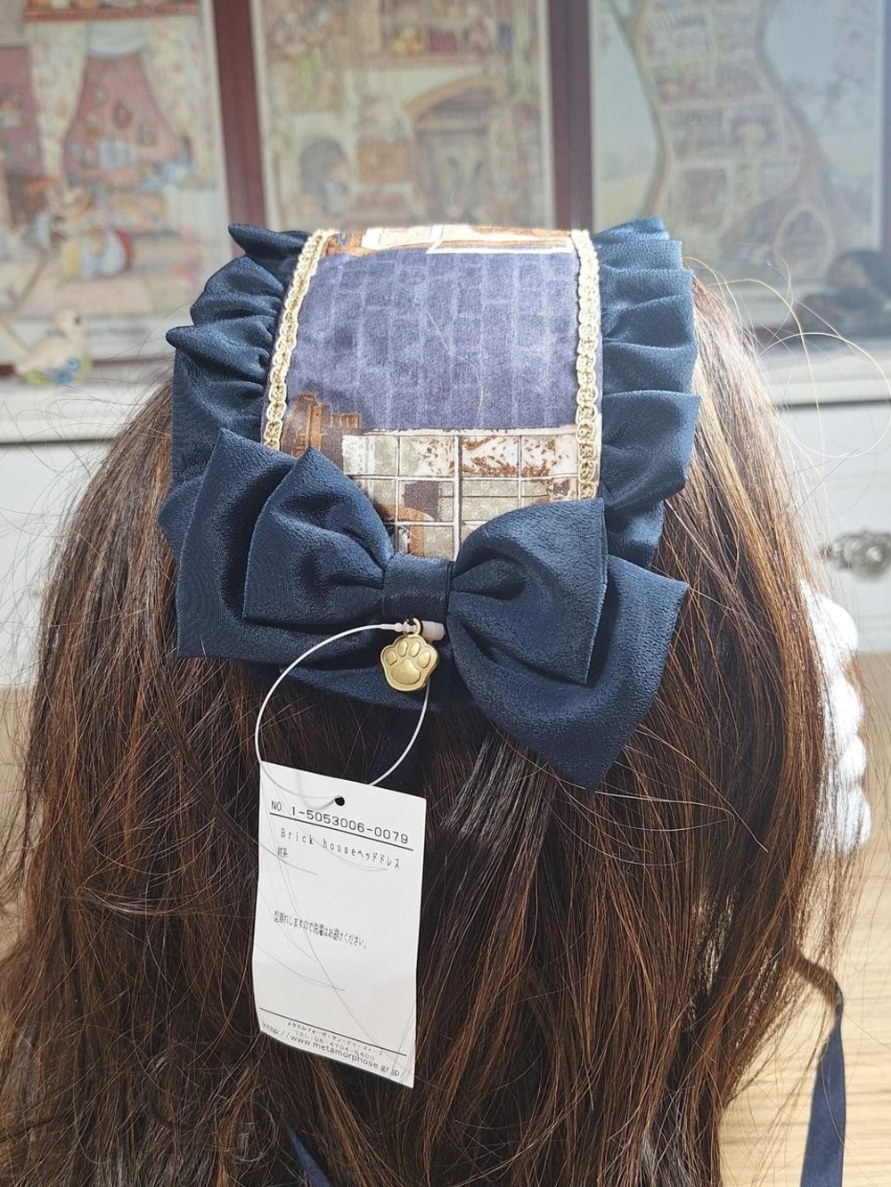 🐱 Metamorphose temps de fille Wide Blue Headband 🐶💙
